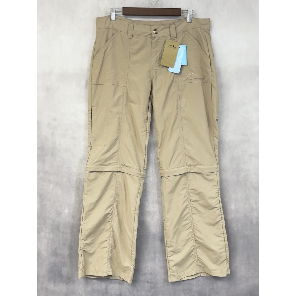 American‎ Outback Convertible Cargo Pants Women Large Quick Dry Gorp Hiking SPF